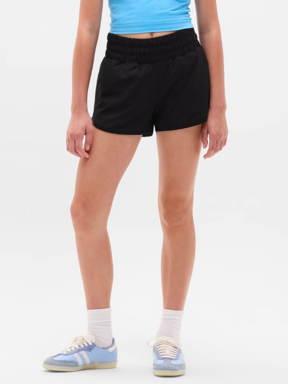 Athleta Girl Run Free 2.5” Activewear Performance Light Short Black, size XL/14